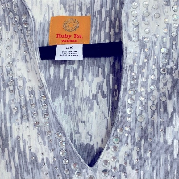 Ruby Rd. Top Sz 2X - Picture 3 of 4